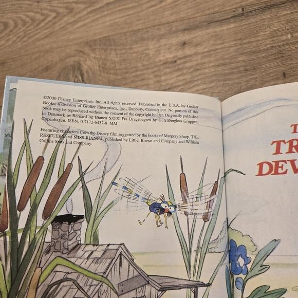 3/$15 Vintage Disney's Rescuers In Trouble in‎ Devil's Bayou Book Summer Reading - Picture 3 of 10